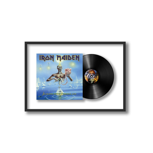 Iron Maiden Seventh Son of a Seventh Son Framed Vinyl Record