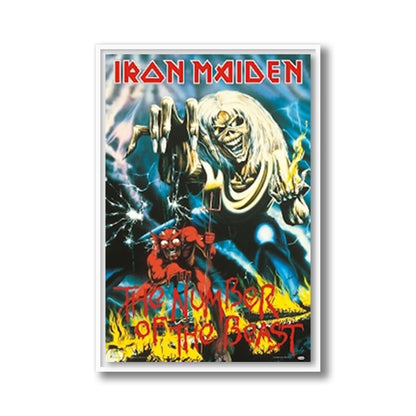 Iron Maiden The Number of the Beast Framed Poster