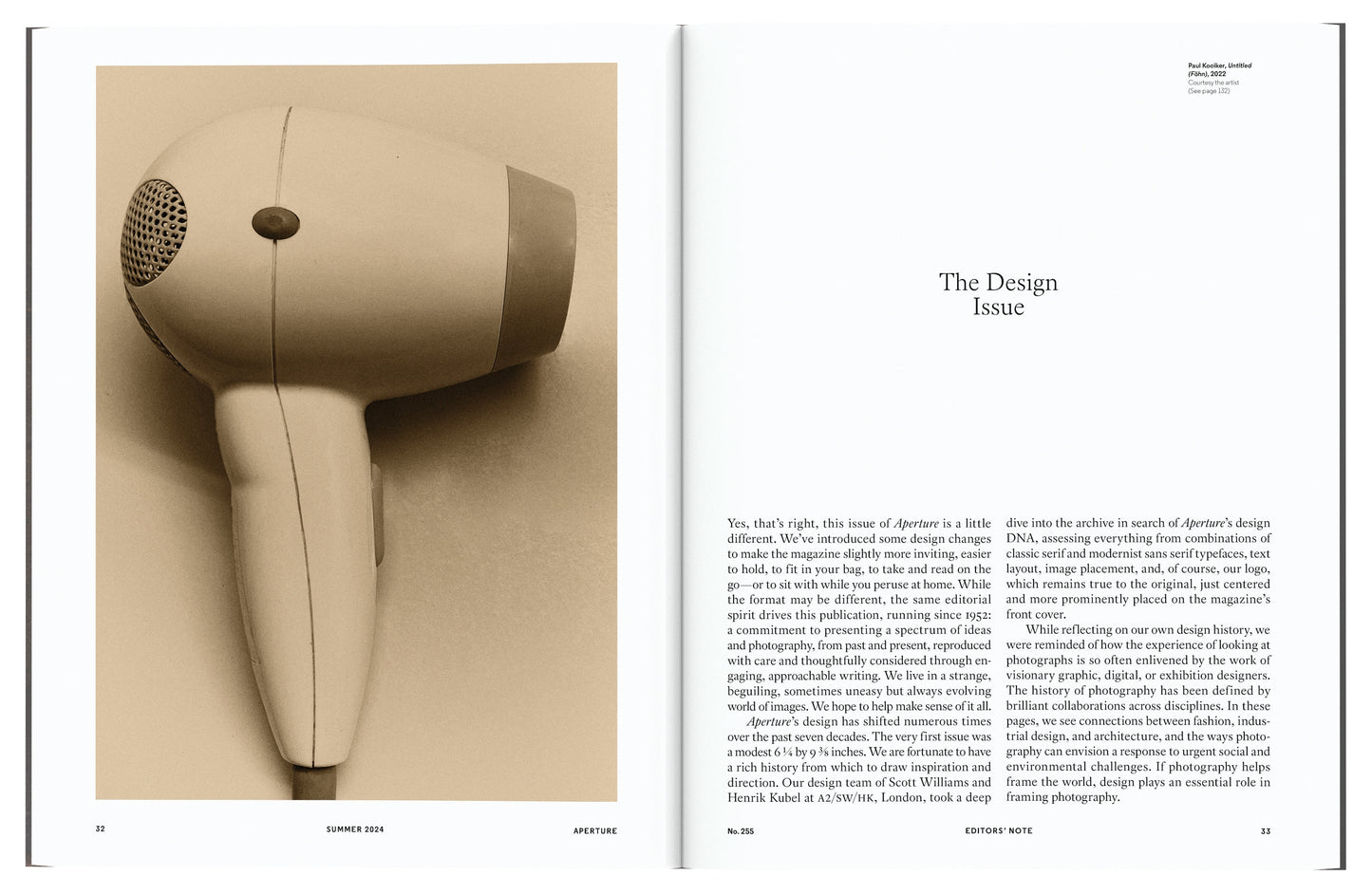 Aperture Magazine - Design Issue Summer 2024: Fashion Designer Duro Olowu, Luigi Ghirri Photographs Of The Ferrari Factory, Graphic Designers, Artists, Writers, Filmmakers, The PhotoBook Review & More