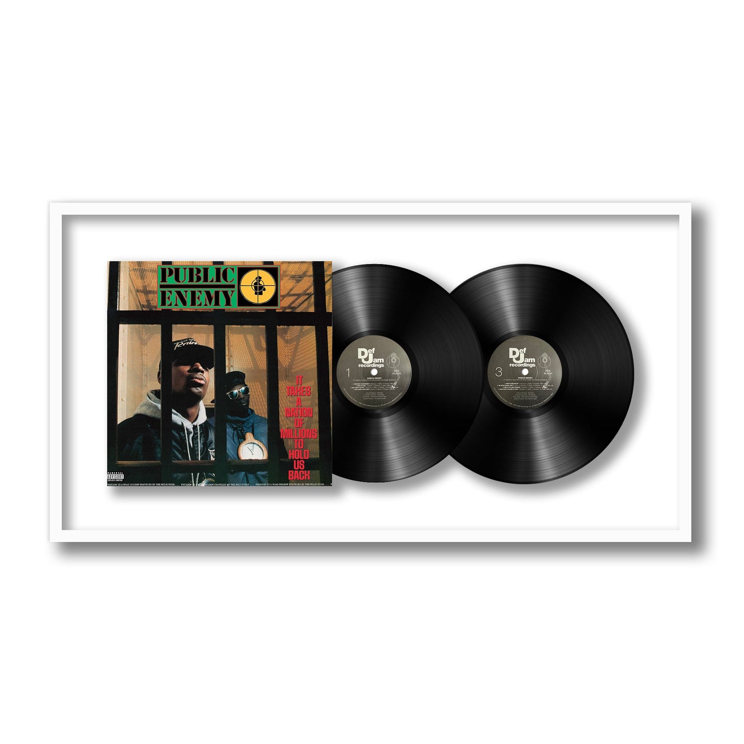 Public Enemy It Takes A Nation Of Millions To Hold Us Back Framed Vinyl Record