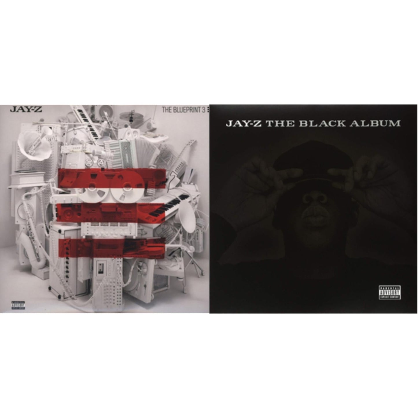 Jay-Z - Blueprint 3 (Exp) & Black Album - LP Vinyl Bundle