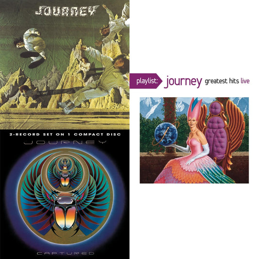 Journey - Journey & Captured & Playlist: Journey Greatest Hits Live - CD Bundle