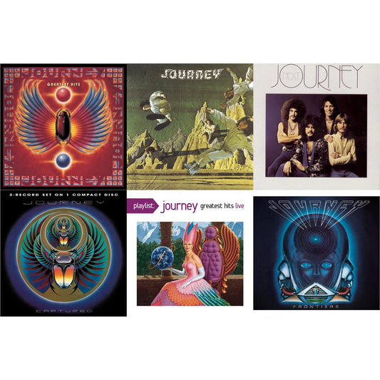 Journey - Greatest Hits & Journey & Next & Captured & Playlist: Journey Greatest Hits Live & Frontiers - CD Bundle