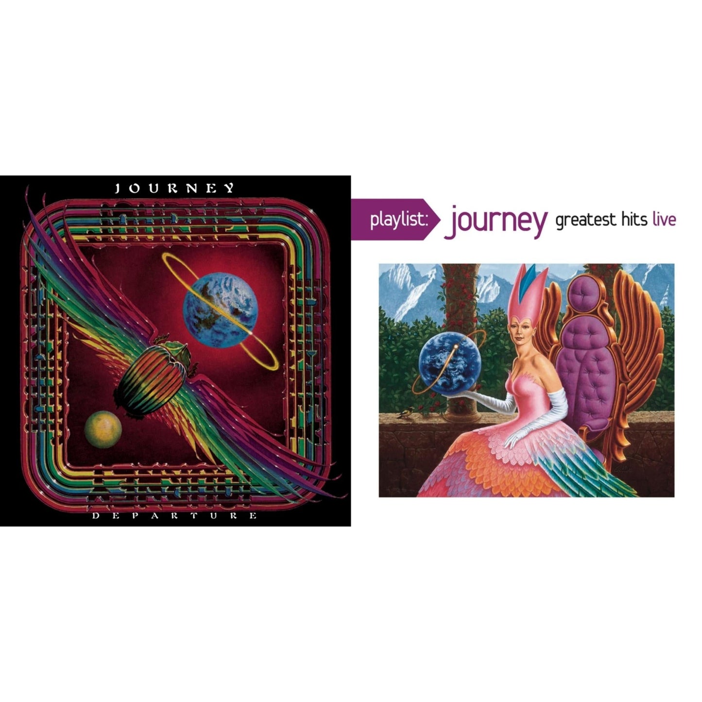 Journey - Departure & Playlist: Journey Greatest Hits Live - CD Bundle