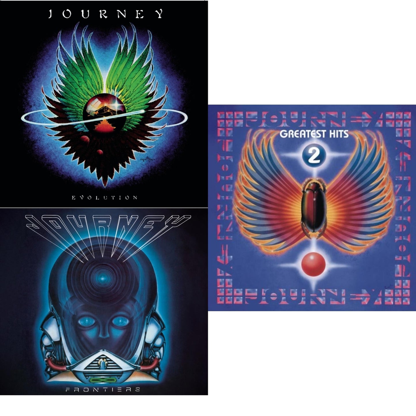 Journey - Journey's Greatest Hits Vol.2 & Frontiers & Evolution - CD Bundle