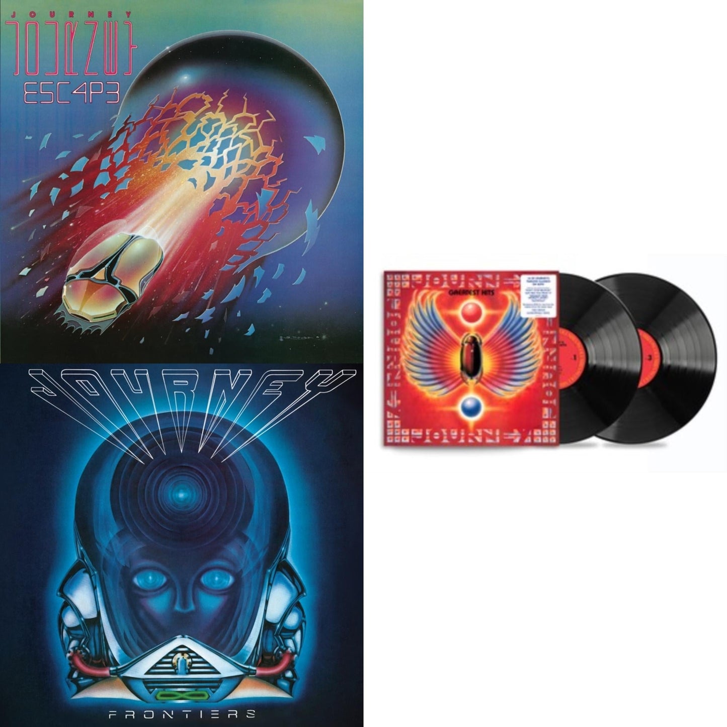 Journey - Escape (180G) & Frontiers 40Th Anniversary (LP/7 Inch) & Greatest Hits (Remastered) (2LP/180G)