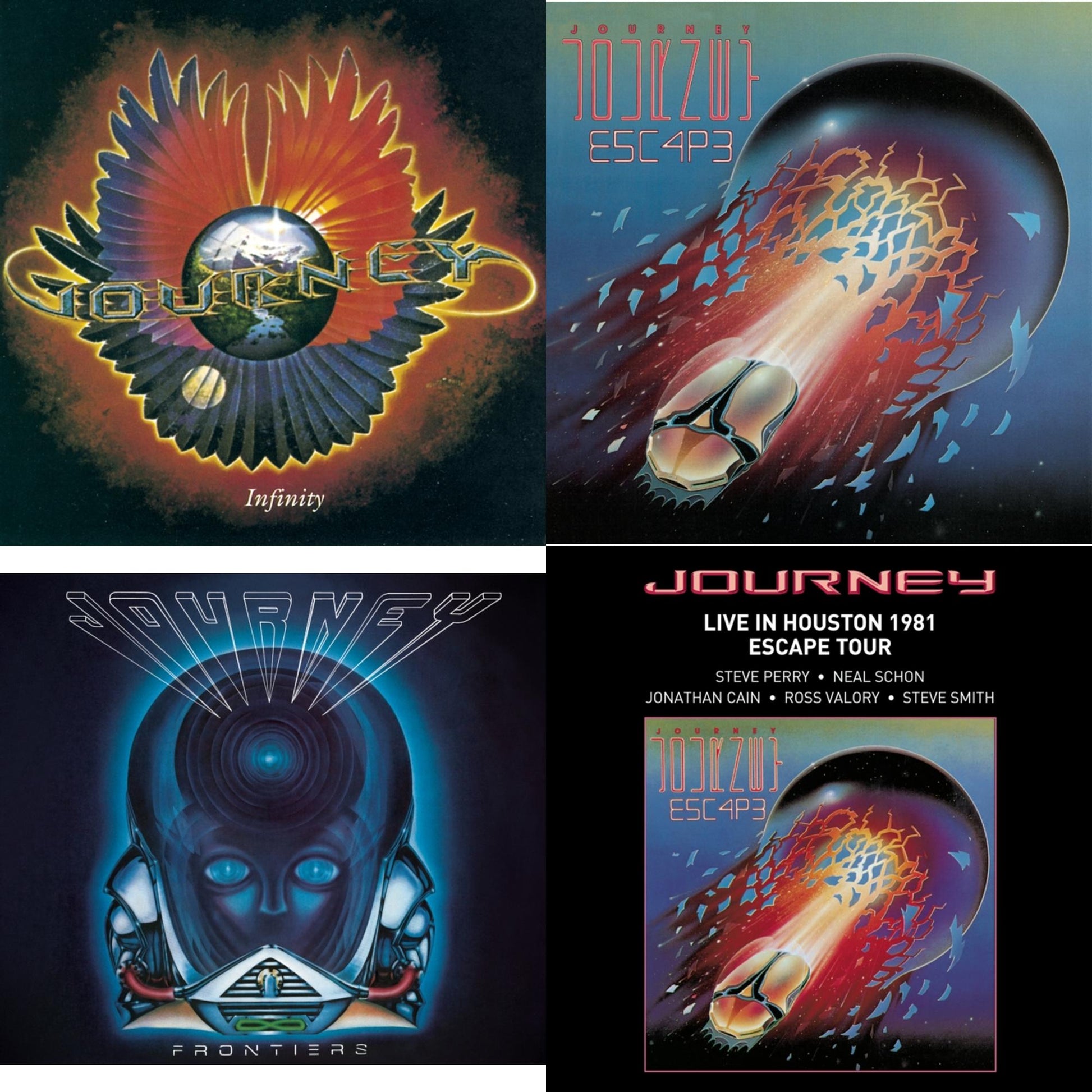 Journey - Infinity & Escape & Frontiers & Live In Houston 1981: The Escape Tour - CD Bundle