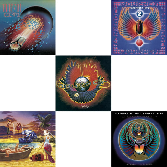 Journey - Trial By Fire & Journey's Greatest Hits Vol.2 & Captured & Infinity & Escape - CD Bundle