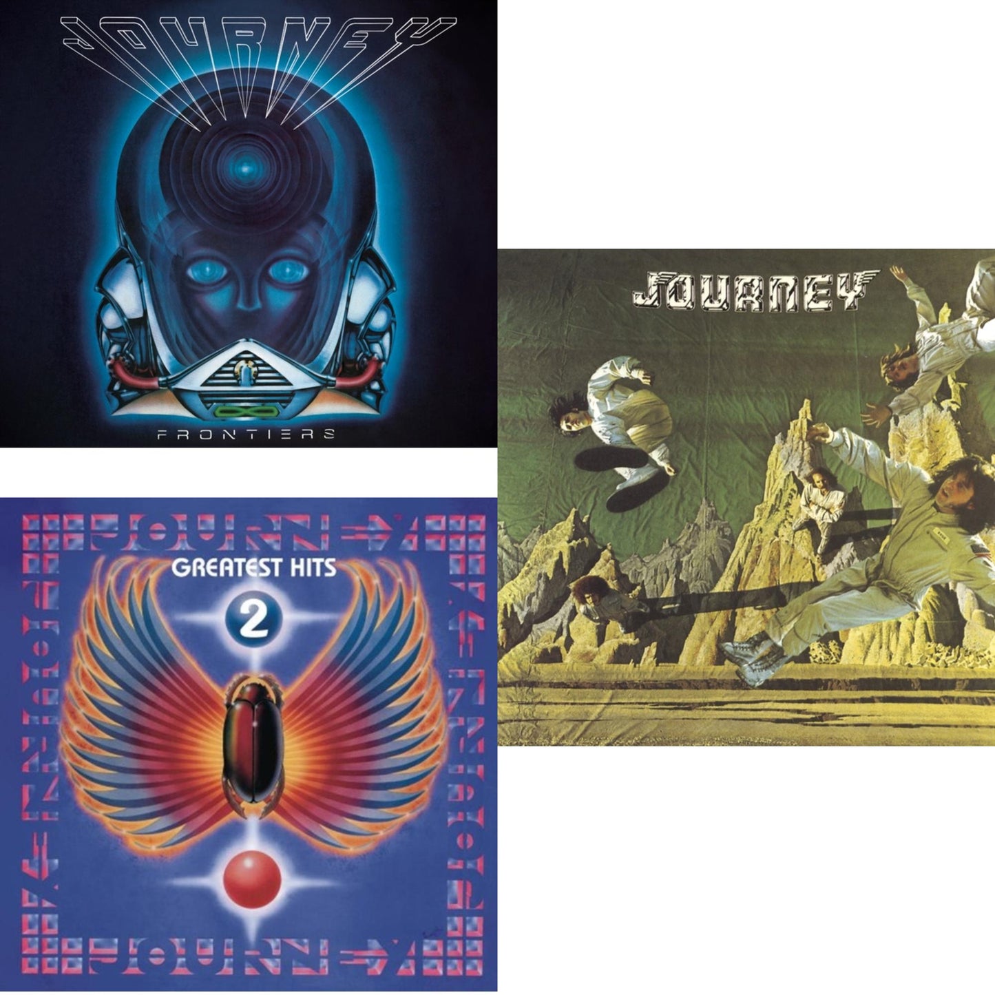 Journey - Journey & Journey's Greatest Hits Vol.2 & Frontiers - CD Bundle