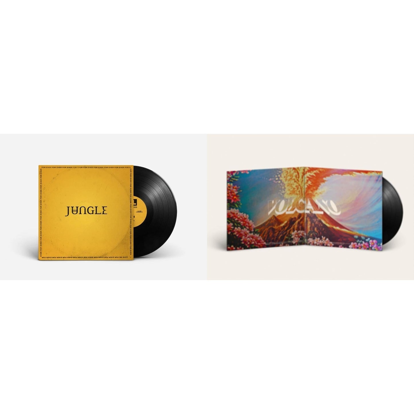 Jungle - For Ever & Volcano - LP Vinyl Bundle