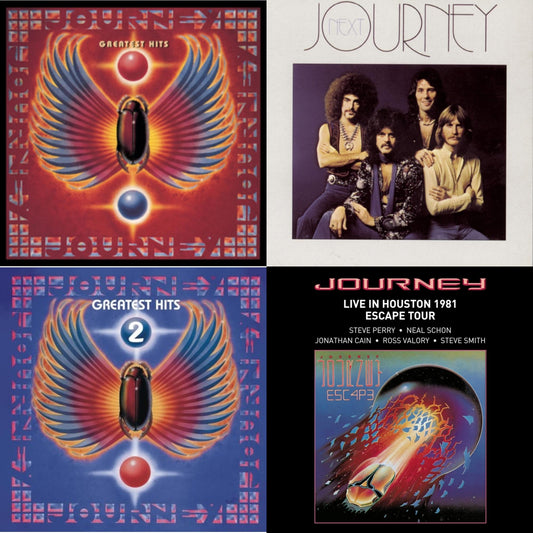 Journey - Greatest Hits & Next & Journey's Greatest Hits Vol.2 & Live In Houston 1981: The Escape Tour - CD Bundle