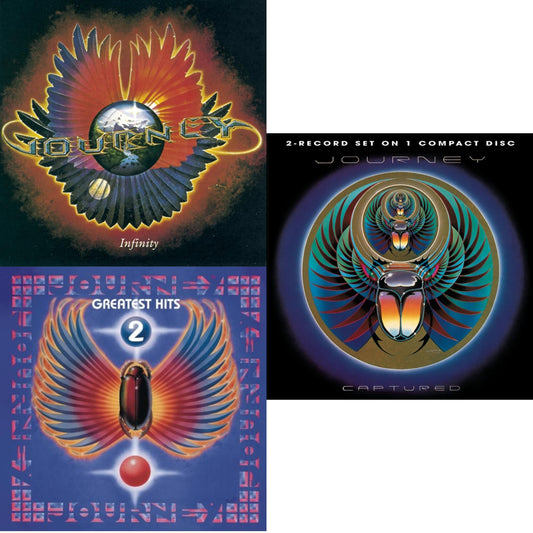 Journey - Journey's Greatest Hits Vol.2 & Captured & Infinity - CD Bundle