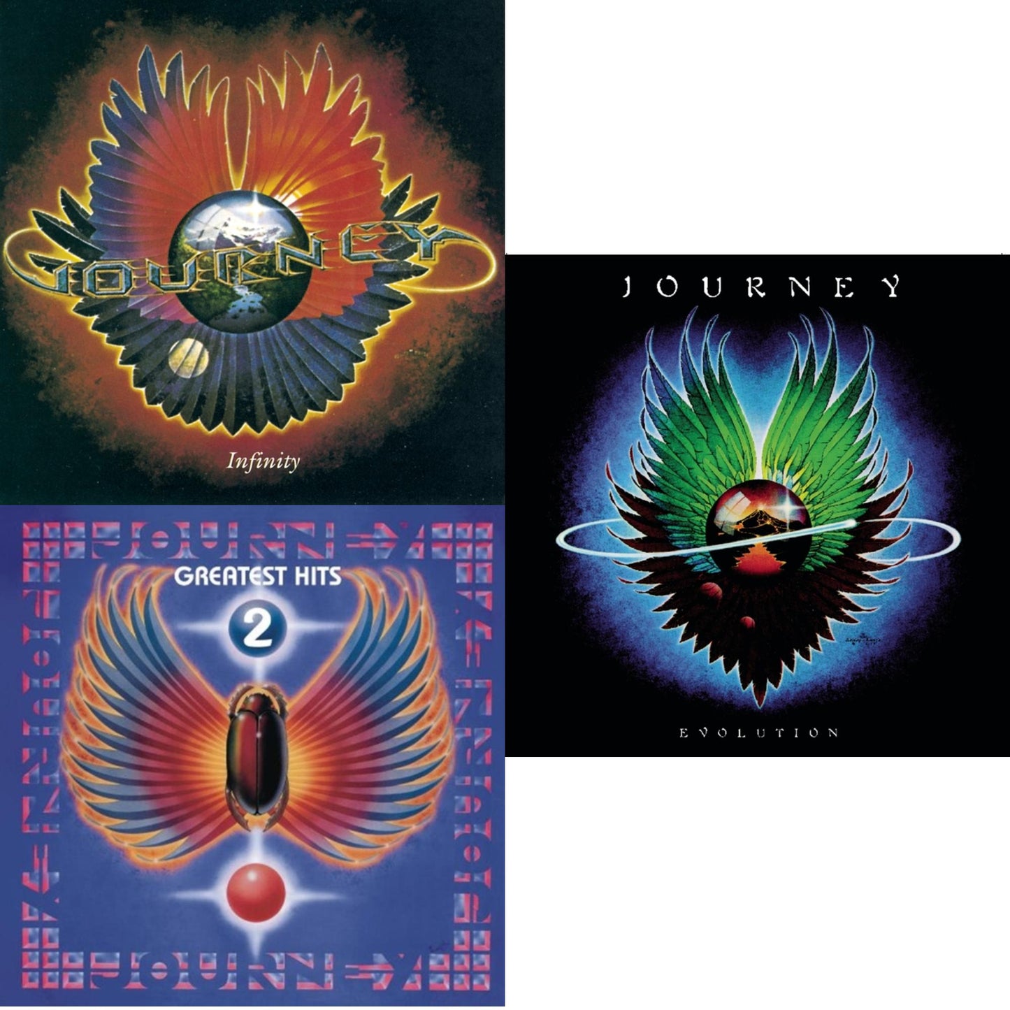 Journey - Journey's Greatest Hits Vol.2 & Infinity & Evolution - CD Bundle