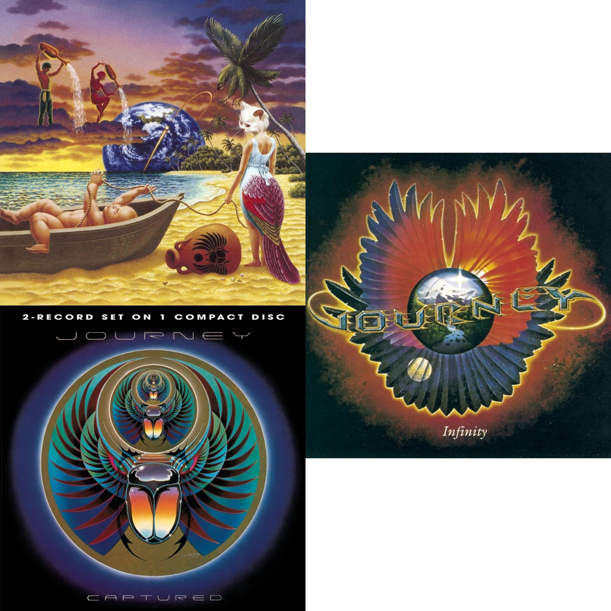 Journey - Trial By Fire & Captured & Infinity - CD Bundle