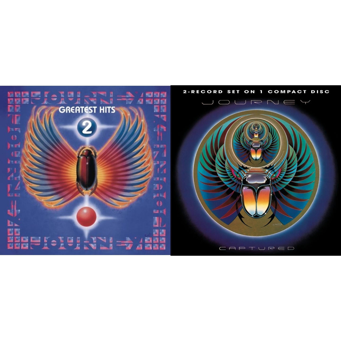 Journey - Journey's Greatest Hits Vol.2 & Captured - CD Bundle