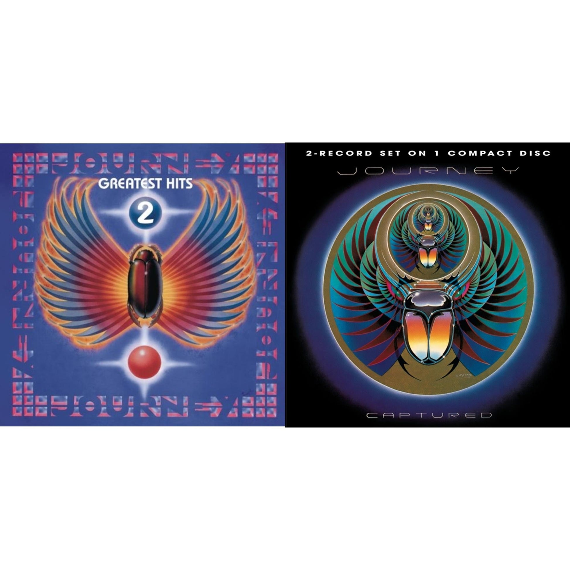 Journey - Journey's Greatest Hits Vol.2 & Captured - CD Bundle