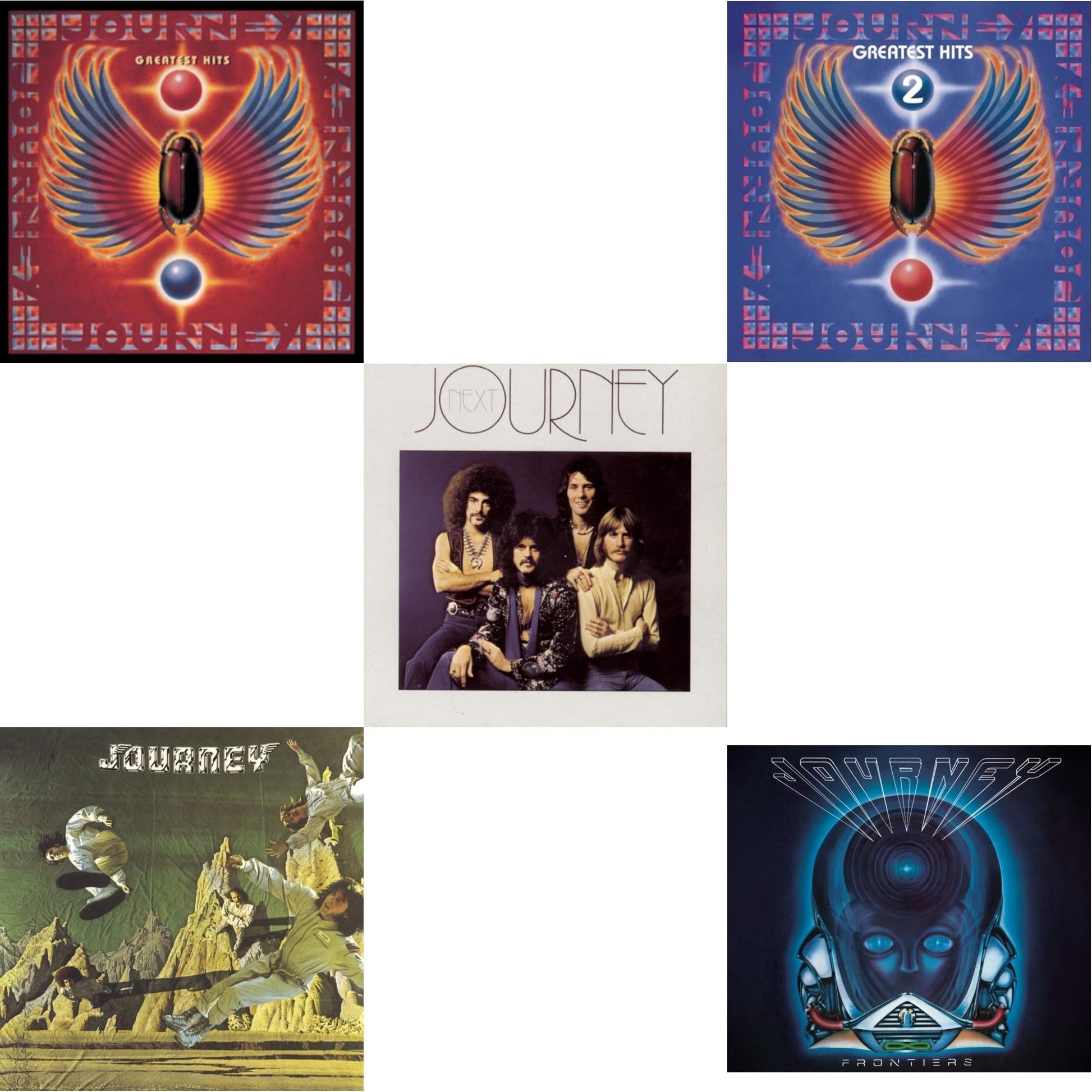 Journey - Greatest Hits & Journey & Next & Journey's Greatest Hits Vol.2 & Frontiers - CD Bundle