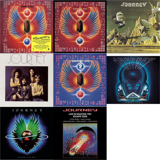 Journey - Greatest Hits & Greatest Hits & Journey & Next & Journey's Greatest Hits Vol.2 & Frontiers & Evolution & Live In Houston 1981: The Escape Tour - CD Bundle