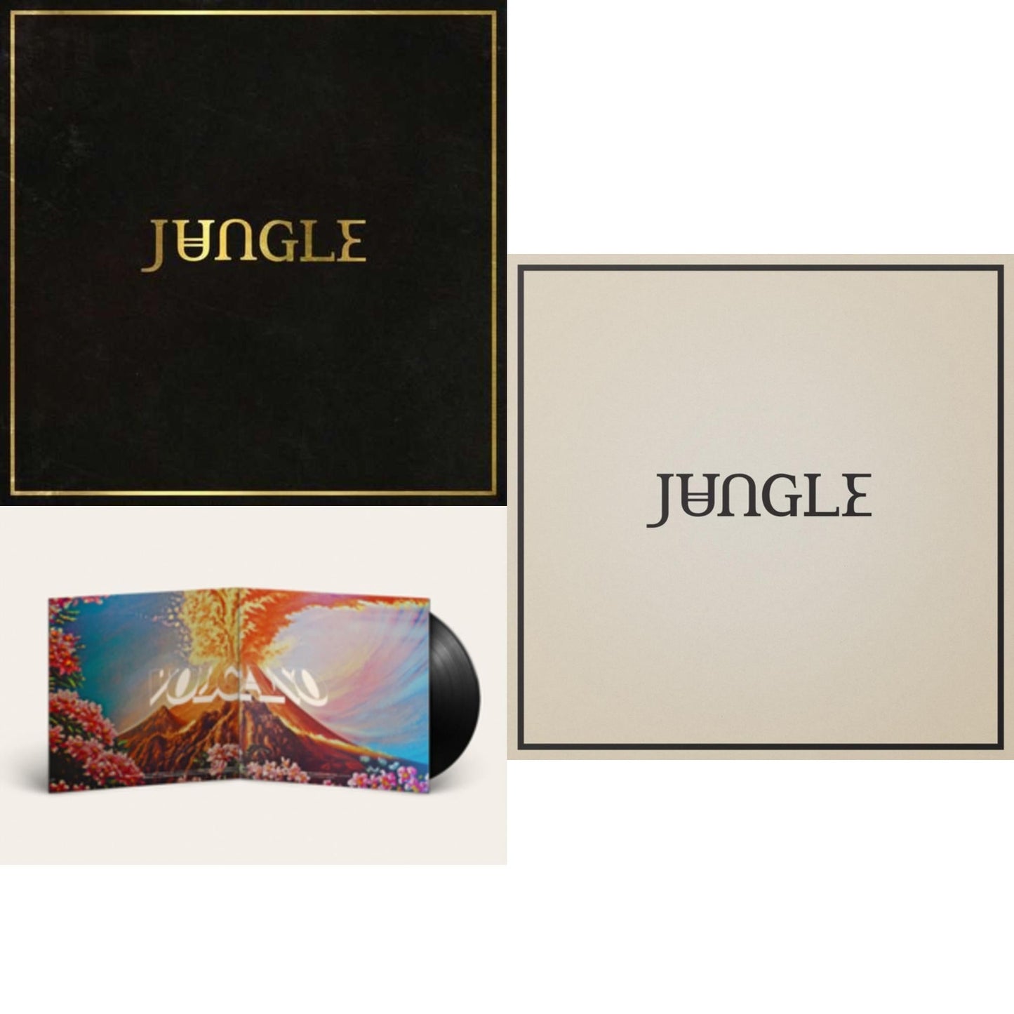 Jungle - Loving In Stereo & Volcano & Jungle - LP Vinyl Bundle