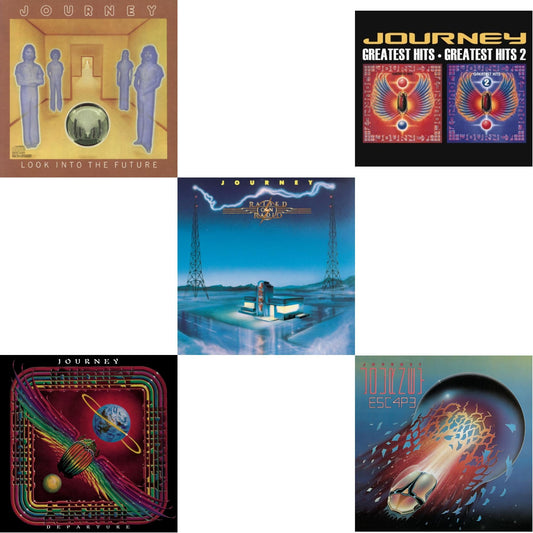 Journey - Look Into The Future & Departure & Raised On Radio & Greatest Hits 1 & 2 & Escape - CD Bundle