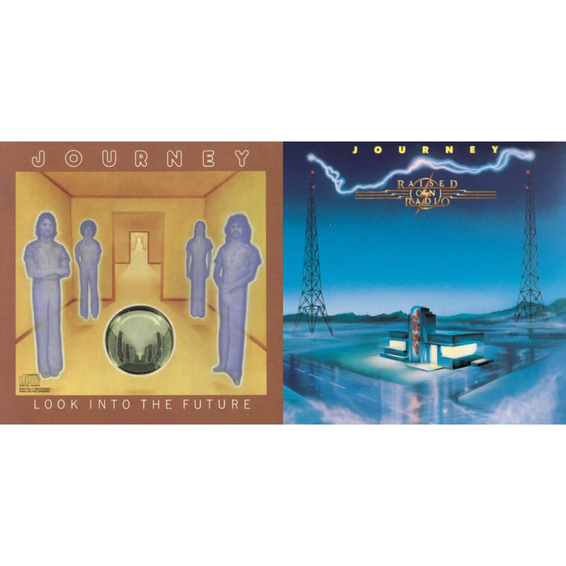 Journey - Look Into The Future & Raised On Radio - CD Bundle