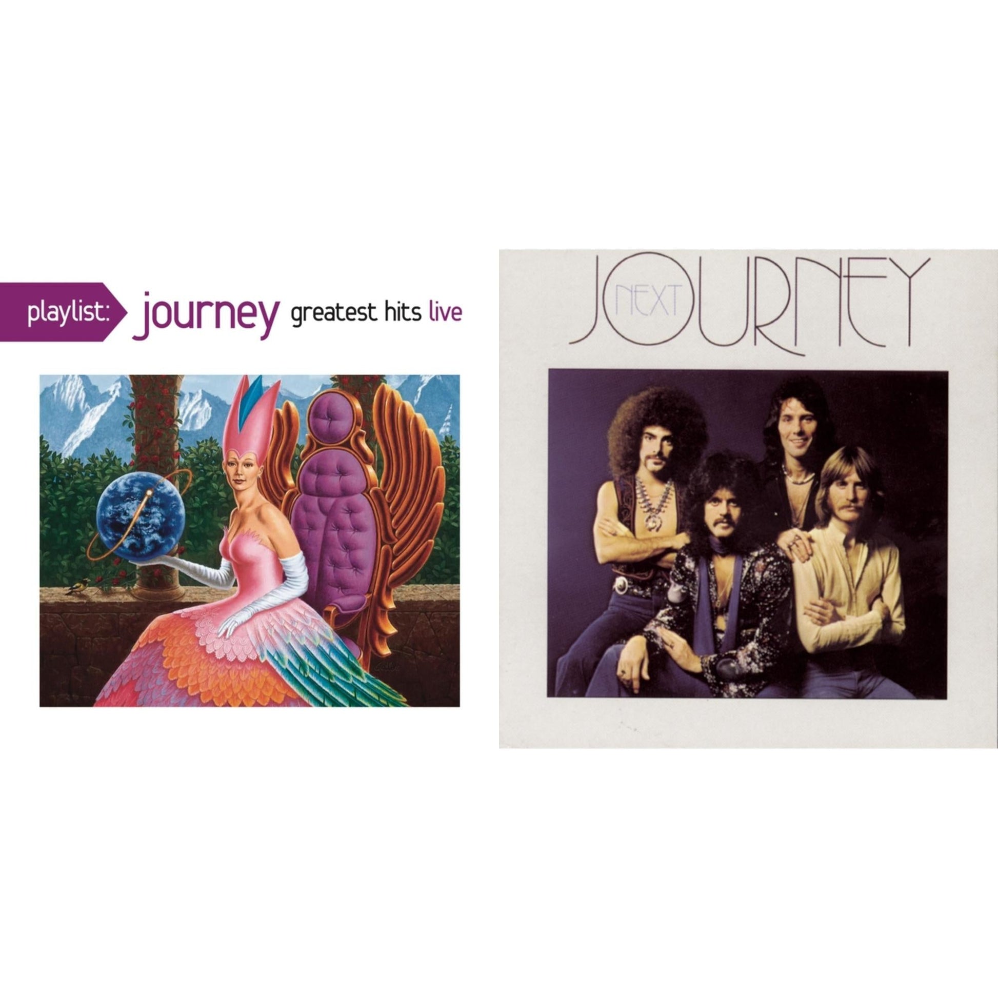 Journey - Next & Playlist: Journey Greatest Hits Live - CD Bundle
