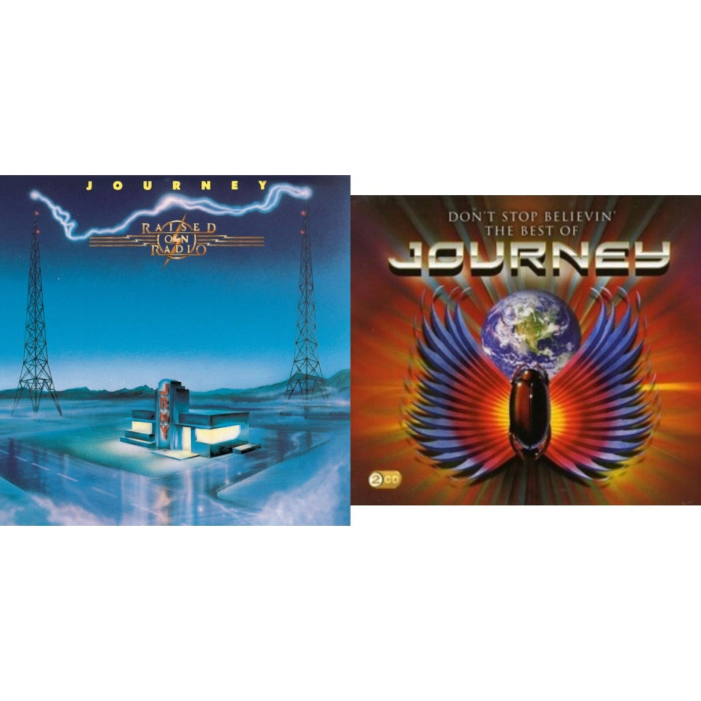 Journey - Dont Stop Believin: Best Of & Raised On Radio - CD Bundle