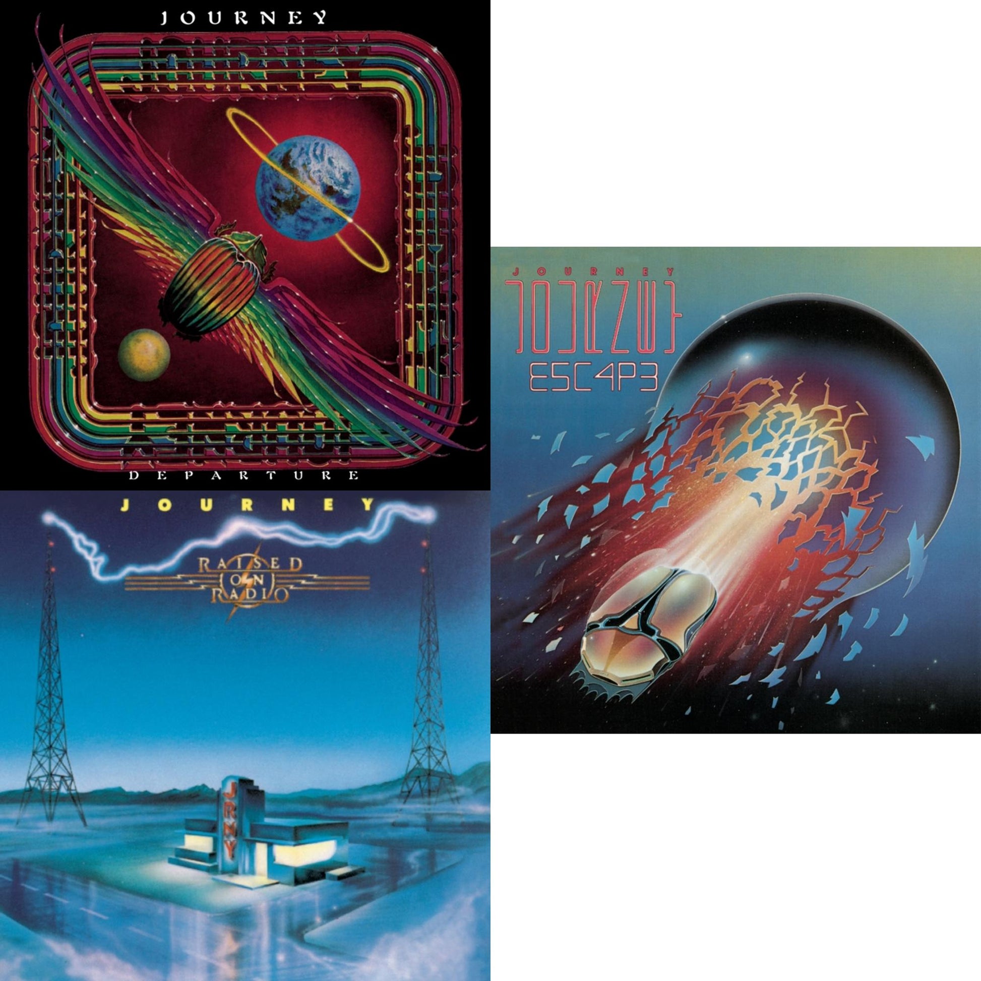 Journey - Departure & Raised On Radio & Escape - CD Bundle