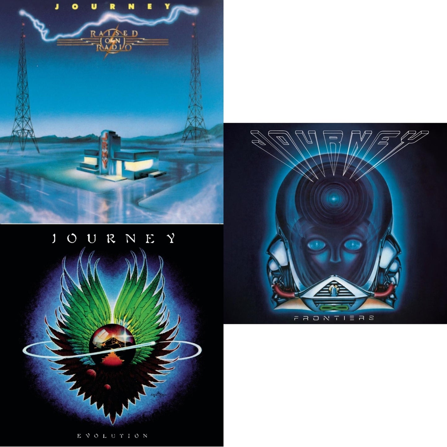 Journey - Raised On Radio & Frontiers & Evolution - CD Bundle