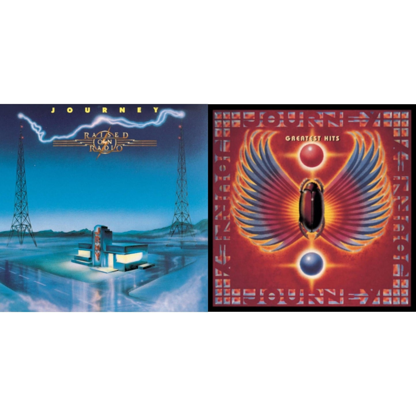 Journey - Greatest Hits & Raised On Radio - CD Bundle