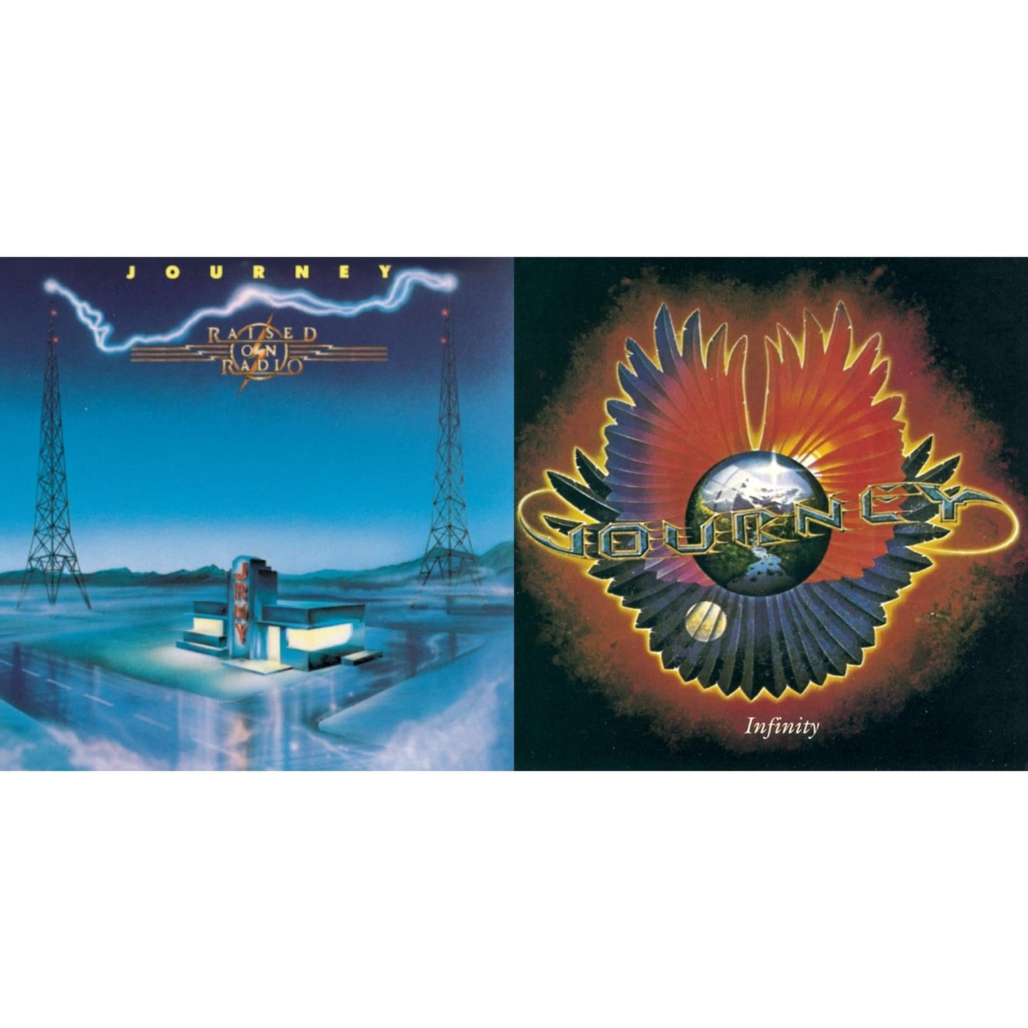 Journey - Raised On Radio & Infinity - CD Bundle