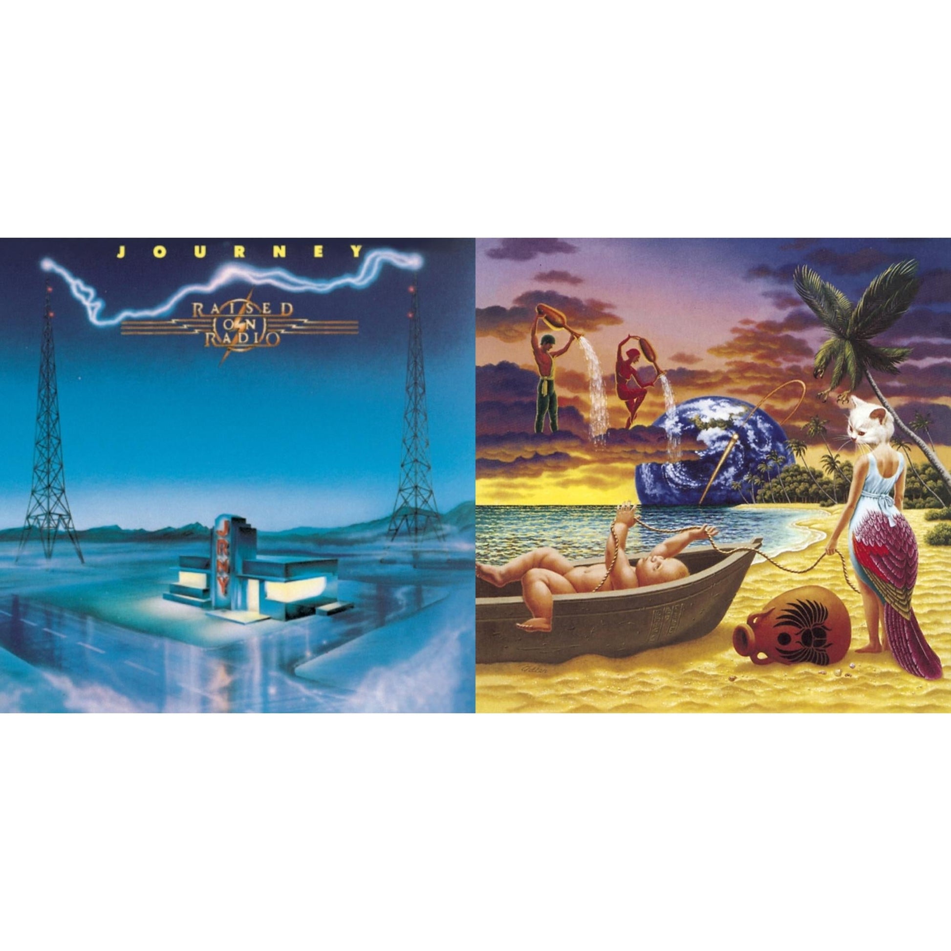 Journey - Trial By Fire & Raised On Radio - CD Bundle