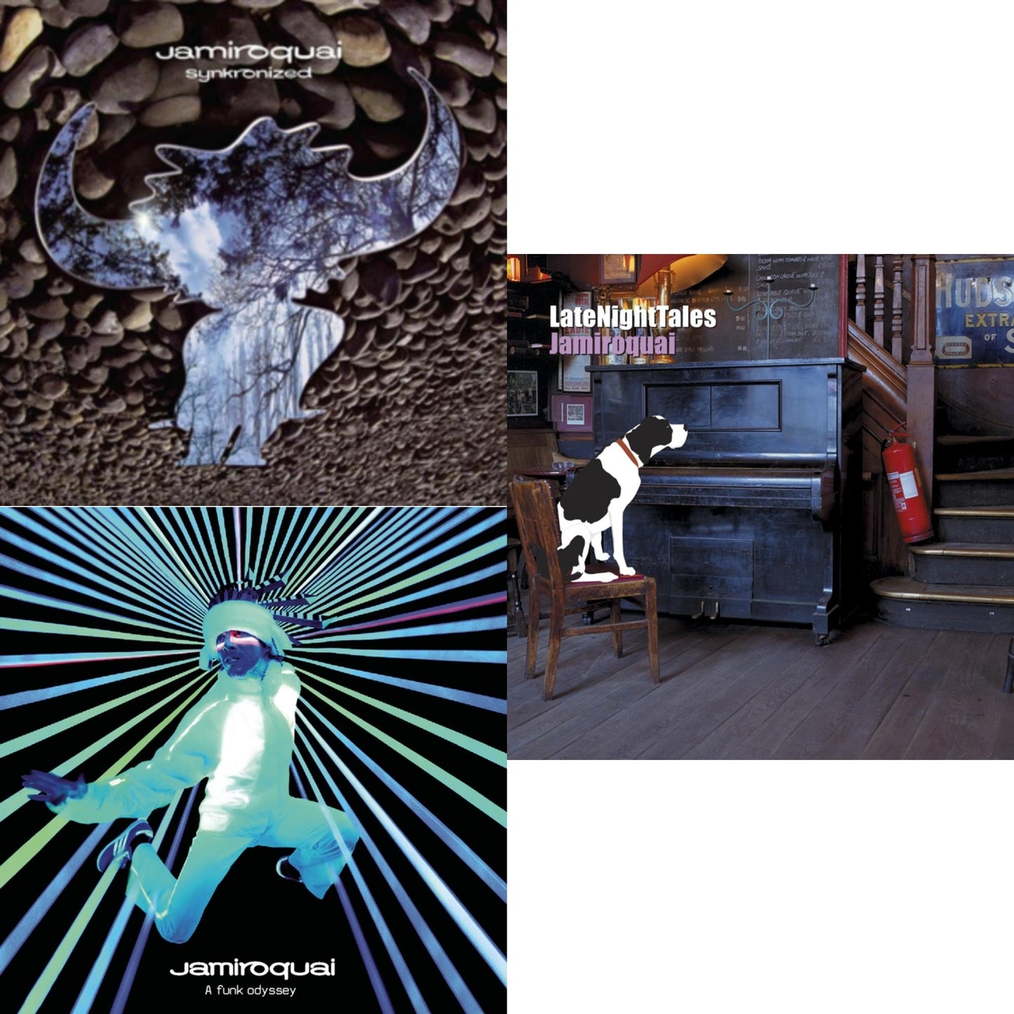 Jamiroquai - Synkronized & Funk Odyssey (2LP/140G) & Late Night Tales (2LP)