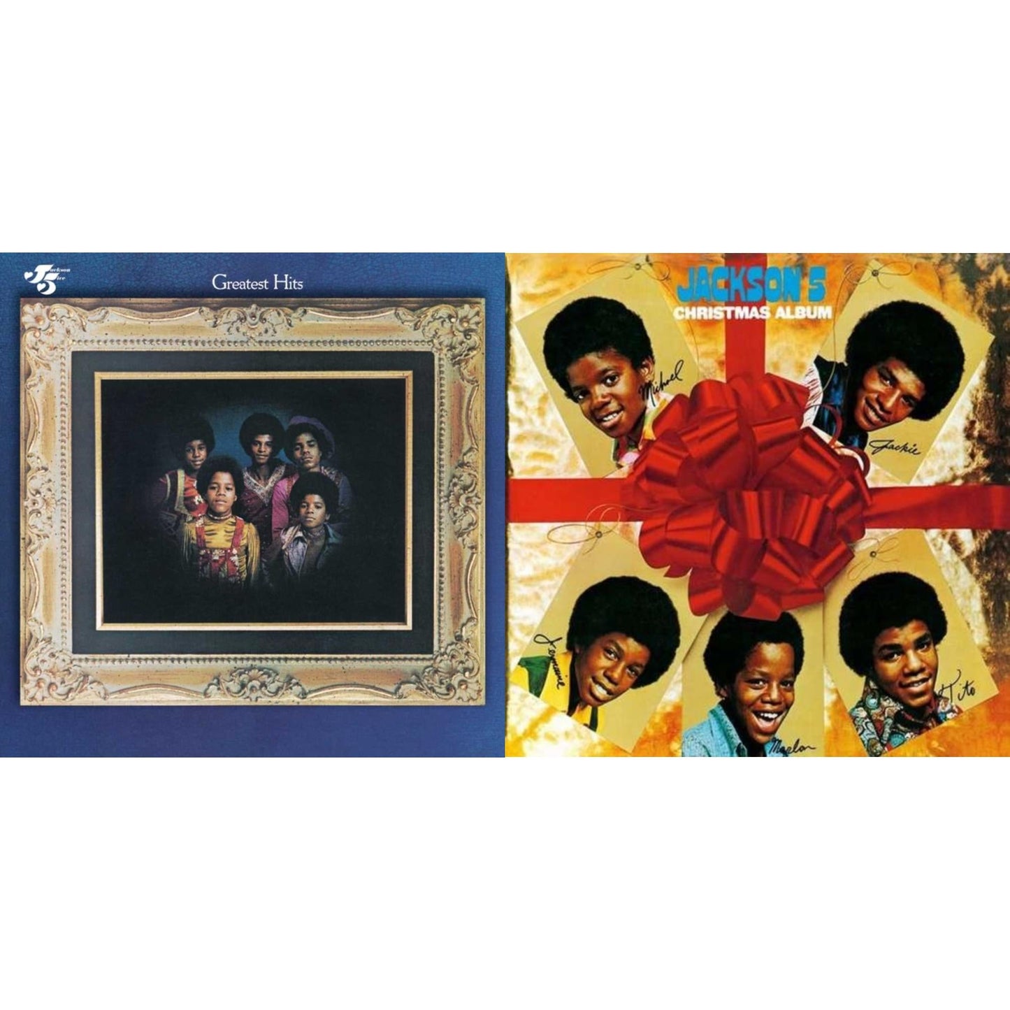 Jackson 5 - Christmas Album  & Greatest Hits (Quad Mix) - LP Vinyl Bundle