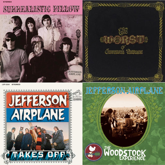 Jefferson Airplane - Surrealistic Pillow & Worst Of Jefferson Airplane & Jefferson Airplane Takes Off & Volunteers - CD Bundle
