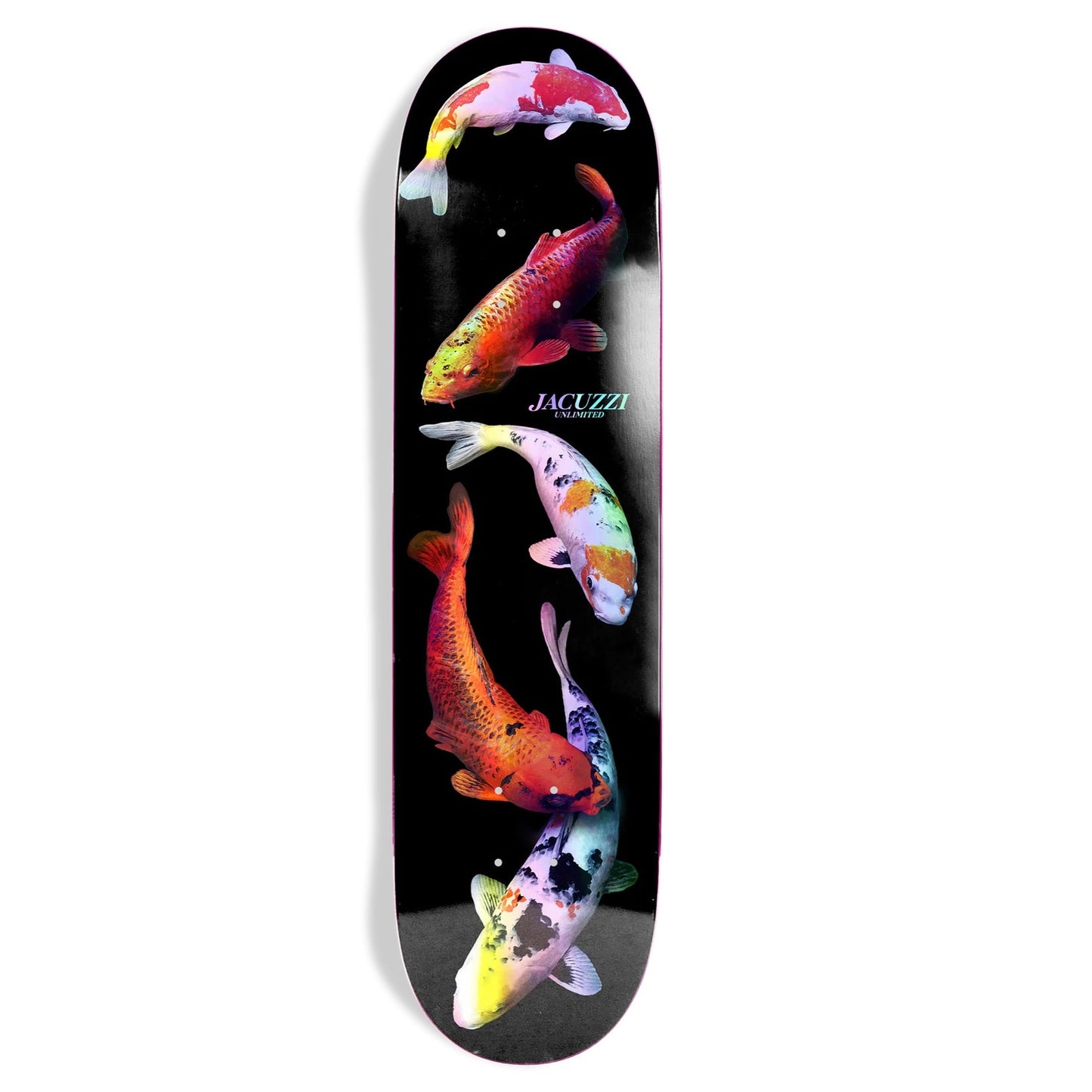 Jacuzzi 500 Years Skateboard Deck - 8.5ƒ?? Black/Holographic