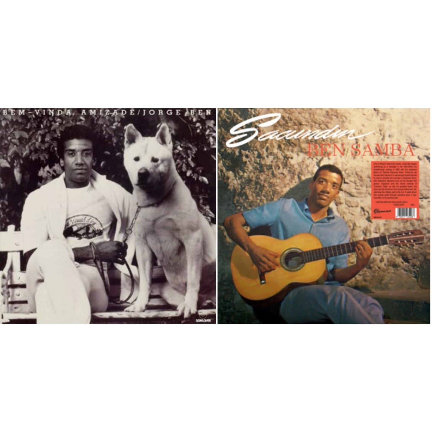Jorge Ben - Bem-Vinda Amizade & Ben Jorge (Clear LP Vinyl/Numbered)
