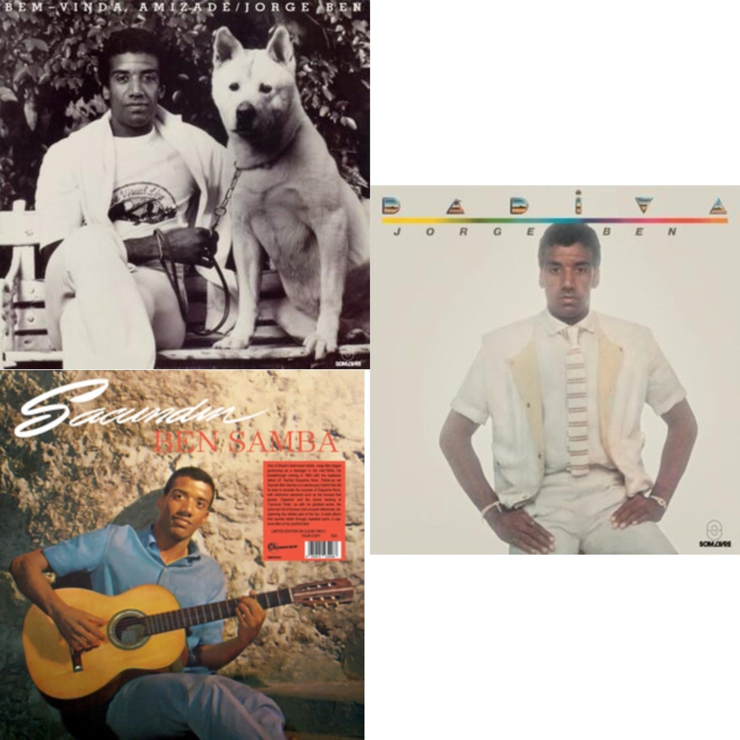 Jorge Ben - Bem-Vinda Amizade & Ben Jorge (Clear LP Vinyl/Numbered) & Dadiva