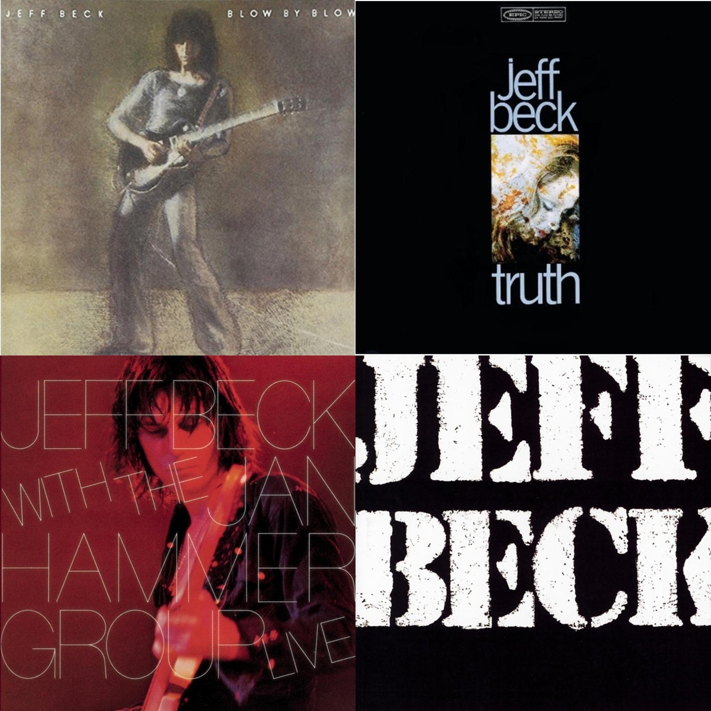 Jeff Beck - Blow By Blow & Truth & Jeff Beck With Jan Hammer Group Live & There & Back - CD Bundle