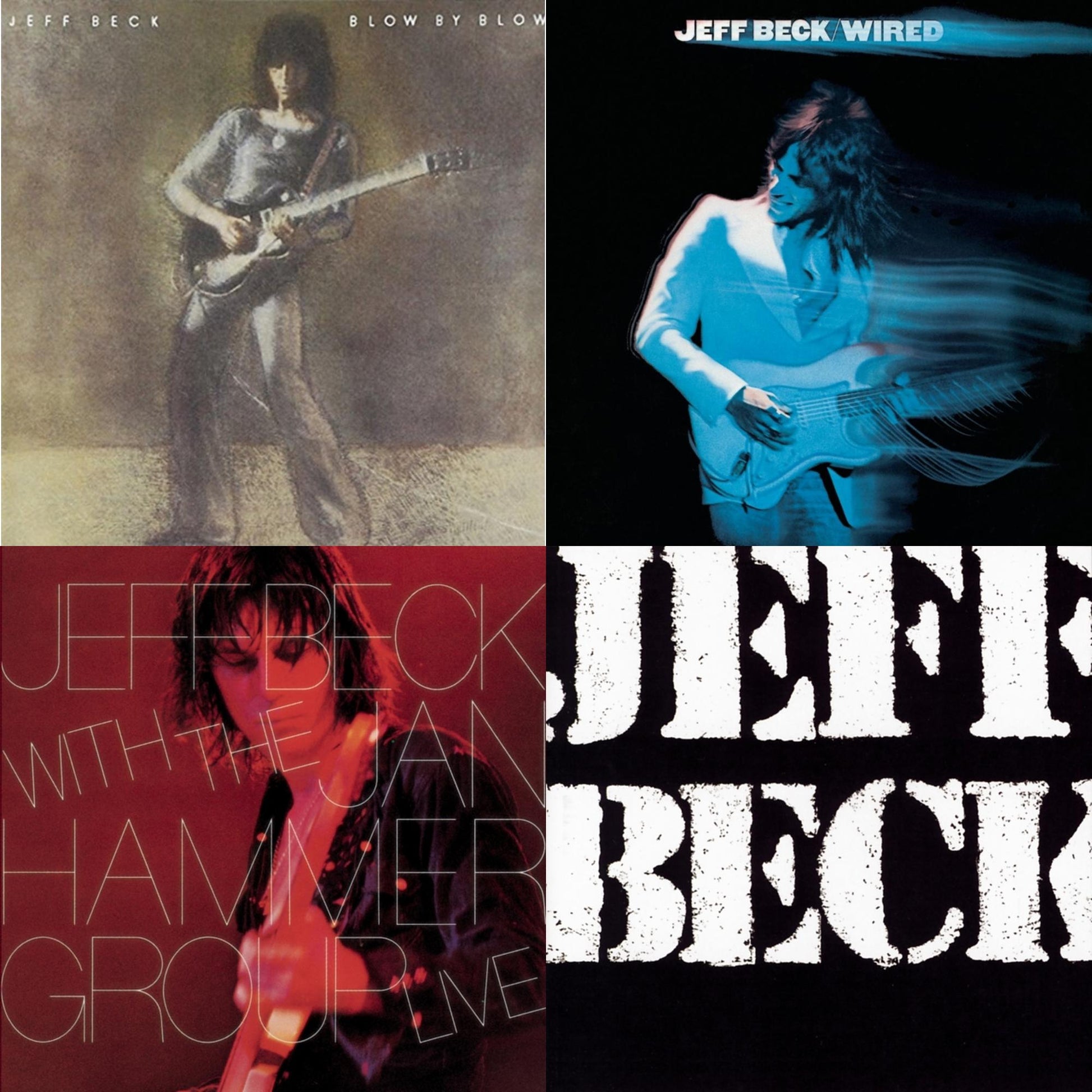 Jeff Beck - Blow By Blow & Wired & Jeff Beck With Jan Hammer Group Live & There & Back - CD Bundle