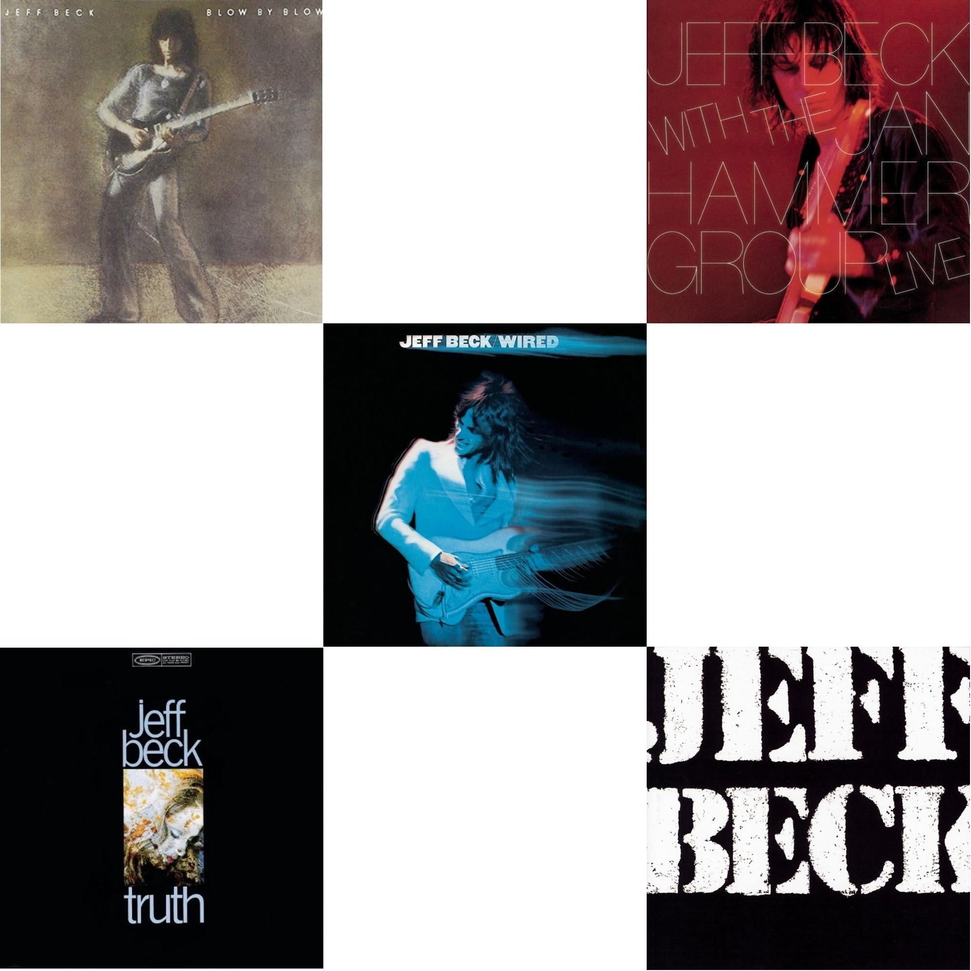 Jeff Beck - Blow By Blow & Truth & Wired & Jeff Beck With Jan Hammer Group Live & There & Back - CD Bundle