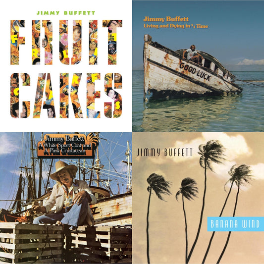 Jimmy Buffett - Fruitcakes (2LP) & Living & Dying In 3/4 Time & White Sport Coat & A Pink Crustacean  & Banana Wind (2LP)