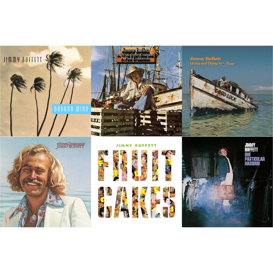 Jimmy Buffett - Fruitcakes (2LP) & Living & Dying In 3/4 Time & One Particular Harbour & Havana Daydreamin & White Sport Coat & A Pink Crustacean  & Banana Wind (2LP)