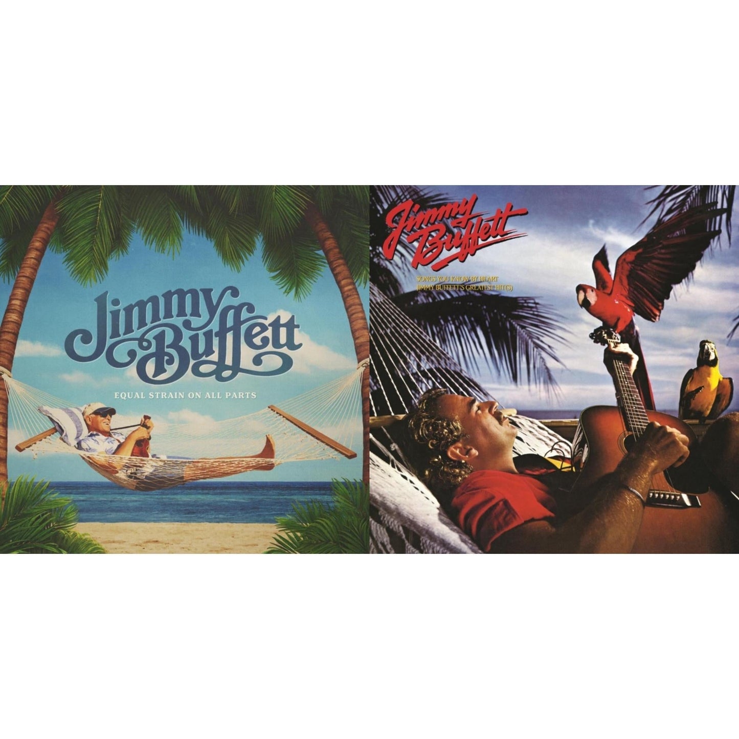 Jimmy Buffett - Equal Strain On All Parts & Songs You Know By Heart - CD Bundle