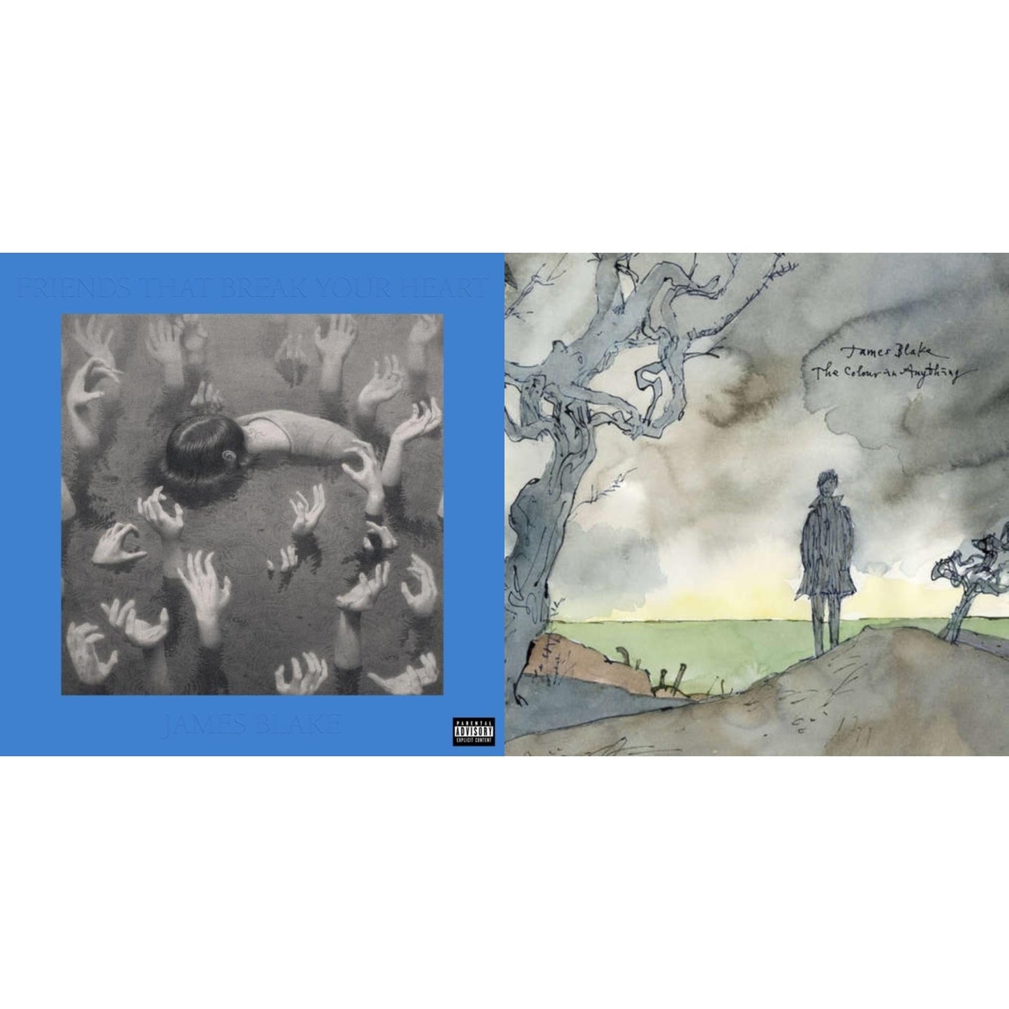 James Blake - Friends That Break Your Heart (X) & Color In Anything - LP Vinyl Bundle