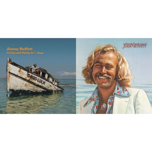 Jimmy Buffett - Living & Dying In 3/4 Time & Havana Daydreamin - LP Vinyl Bundle