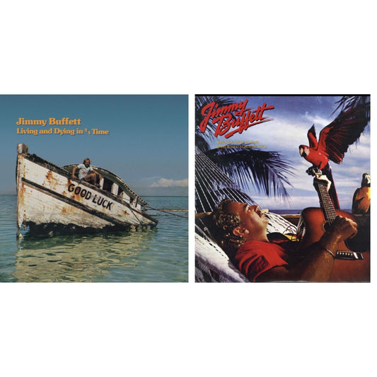 Jimmy Buffett - Living & Dying In 3/4 Time & Songs You Know By Heart - LP Vinyl Bundle
