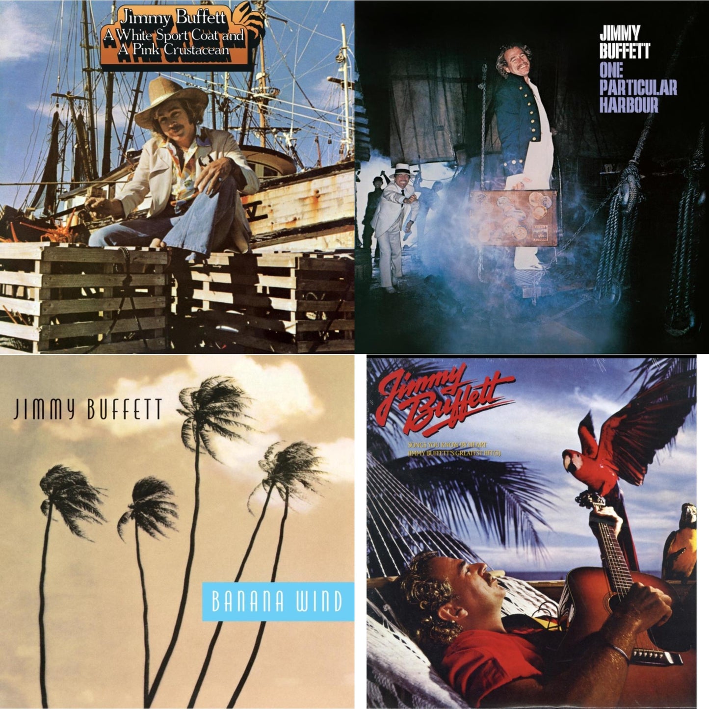 Jimmy Buffett - White Sport Coat & A Pink Crustacean  & One Particular Harbour & Banana Wind (2LP) & Songs You Know By Heart