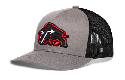 JBR x Haka Red Bison  |  Gray-Black Buffalo Snapback