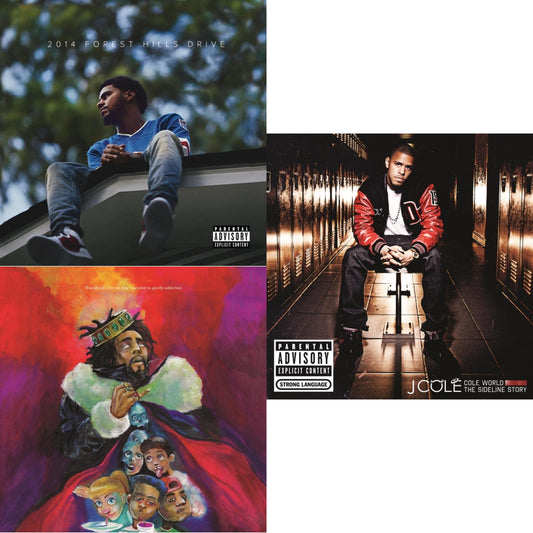 J. Cole - 2014 Forest Hills Drive (2LP) (X) & Cole World: The Sideline Story (X) (2LP) & Kod